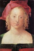 Young Woman with a Red Beret Albrecht Durer